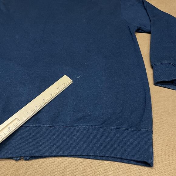 Avirex Hoodie Mens XL Blue Full Zip Graphic Eagle Rose Rhinestone Embellished - Picture 12 of 14